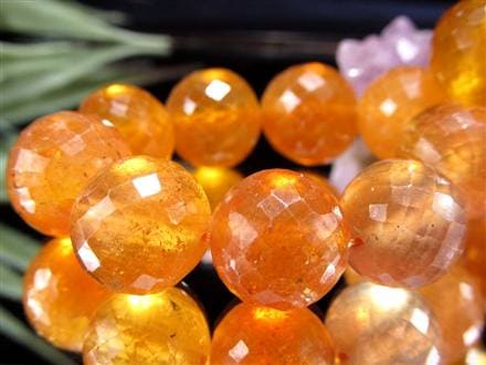 プクラジストーン イエローサファイア サファイア 誕生石 ブレスレット