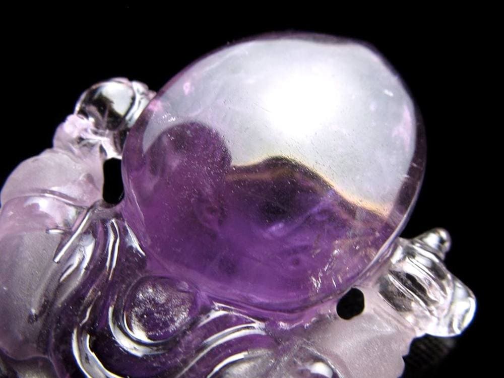 ガネーシャ アメジスト 夢を叶える象 ガネーシャ彫刻 ブランドバーグ