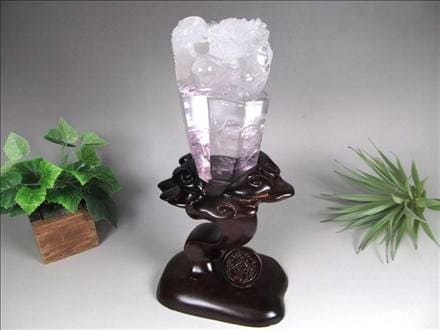 アメジスト 彫刻置物 龍神 辰 竜