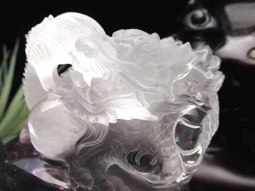 アメジスト 彫刻置物 龍神 辰 竜