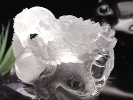 アメジスト 彫刻置物 龍神 辰 竜