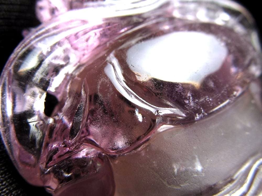 アメジスト 紫水晶 黄財神 彫刻 置物