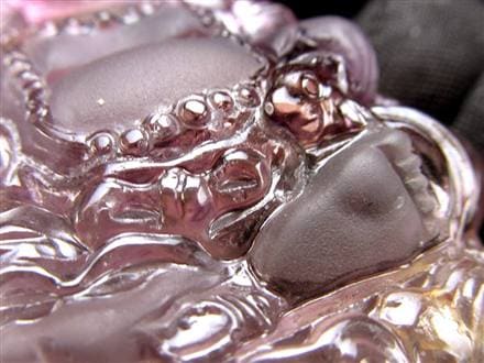 アメジスト 紫水晶 黄財神 彫刻 置物