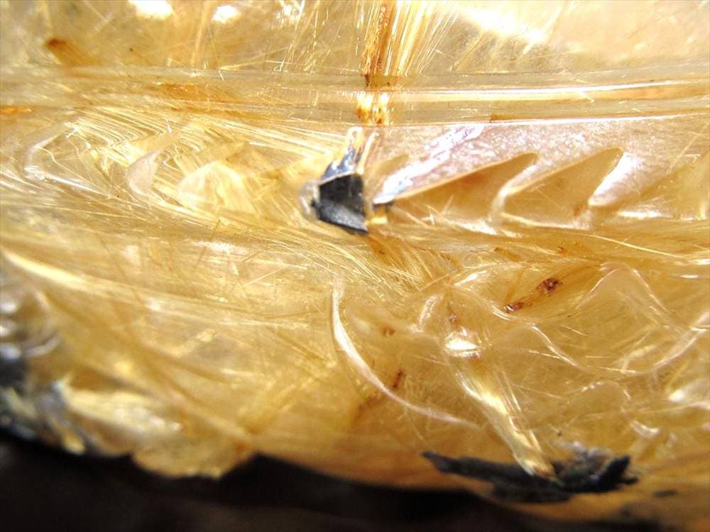 龍亀 ゴールドルチル 彫刻置物 ロングイ 天然石