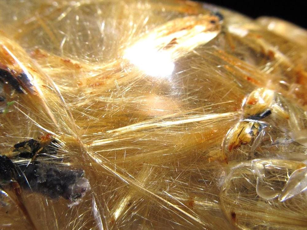 龍亀 ゴールドルチル 彫刻置物 ロングイ 天然石