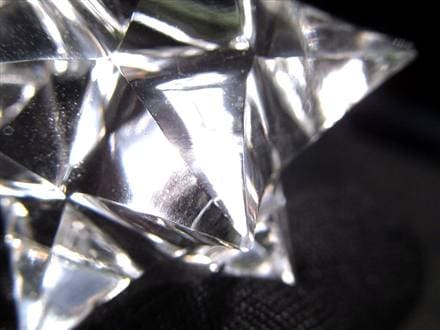 天然水晶 アステロイド 彫り 置物