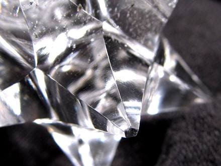 天然水晶 アステロイド 彫り 置物
