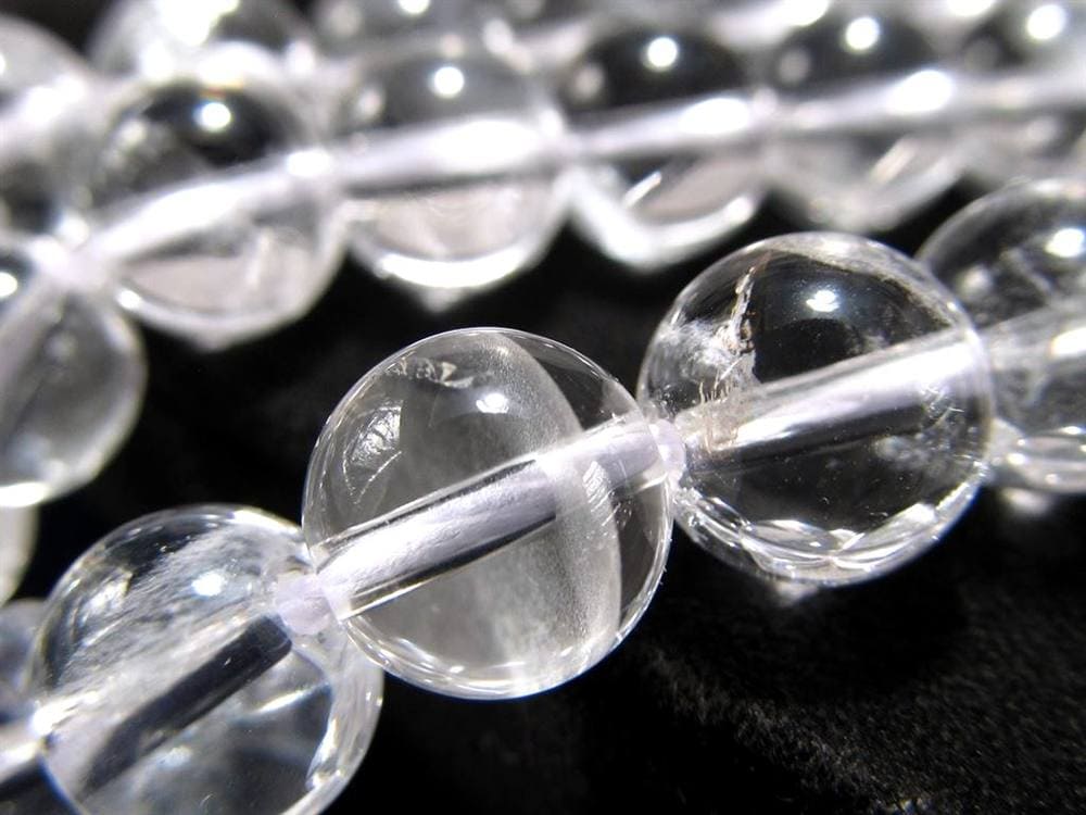 サインジ ヒマラヤ 水晶 クォーツ クリスタル 本水晶 ビーズ連 連材