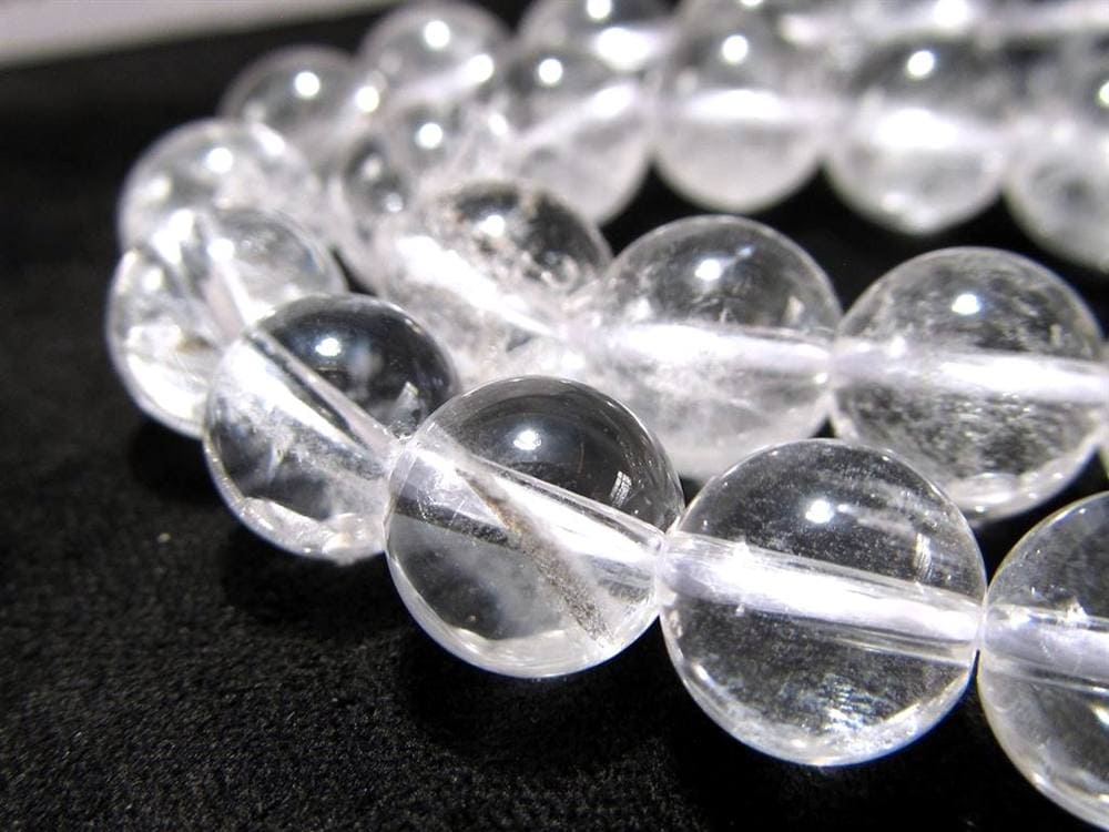 サインジ ヒマラヤ 水晶 クォーツ クリスタル 本水晶 ビーズ連 連材