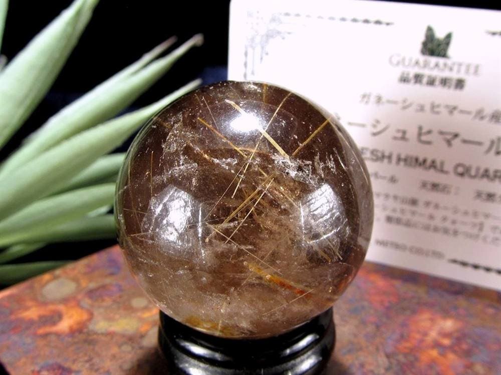 水晶 クリスタル 丸玉 スフィア ガネーシュヒマール