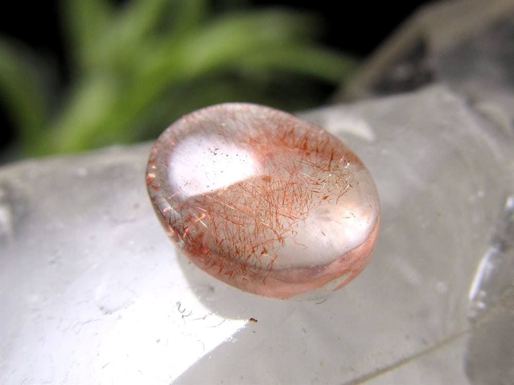 ストロベリークォーツ 苺水晶 ルース タンブル カザフスタン産