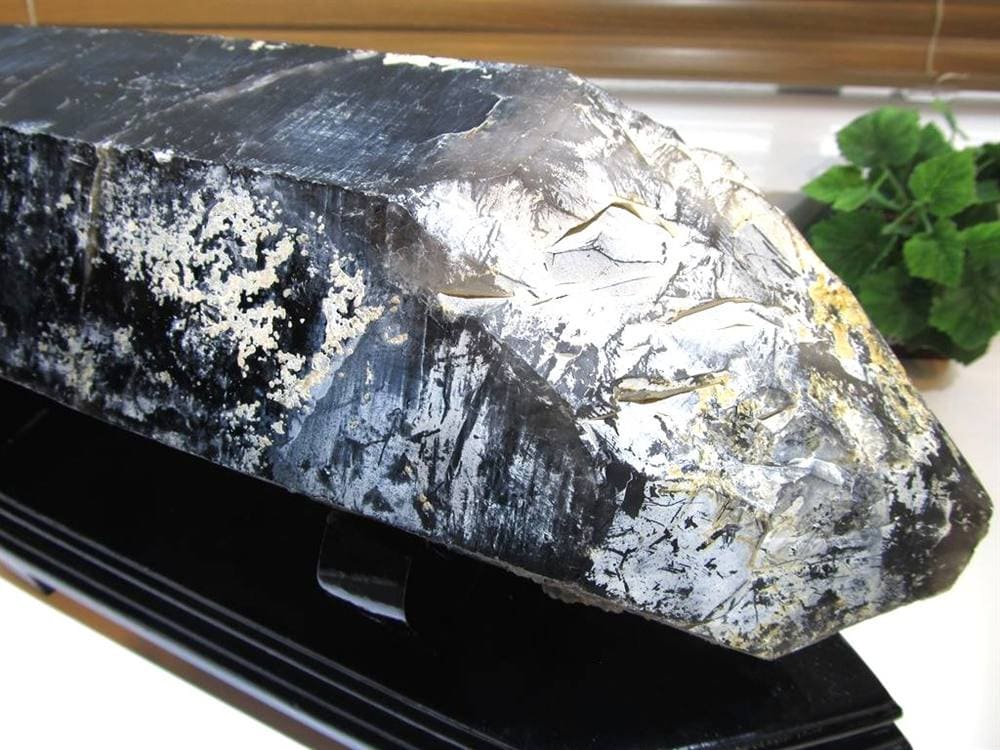 モリオン 黒水晶 原石 クラスター 山東省産