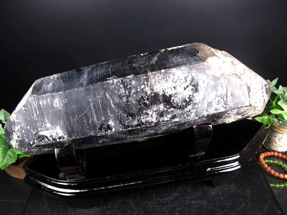 モリオン 黒水晶 原石 クラスター 山東省産