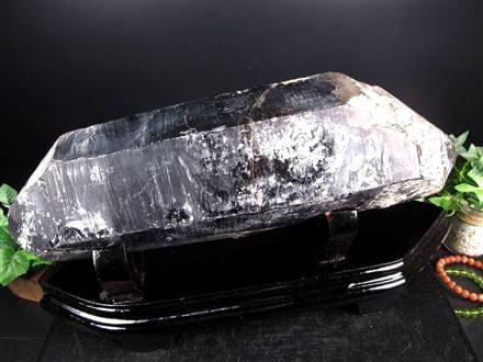 モリオン 黒水晶 原石 クラスター 山東省産