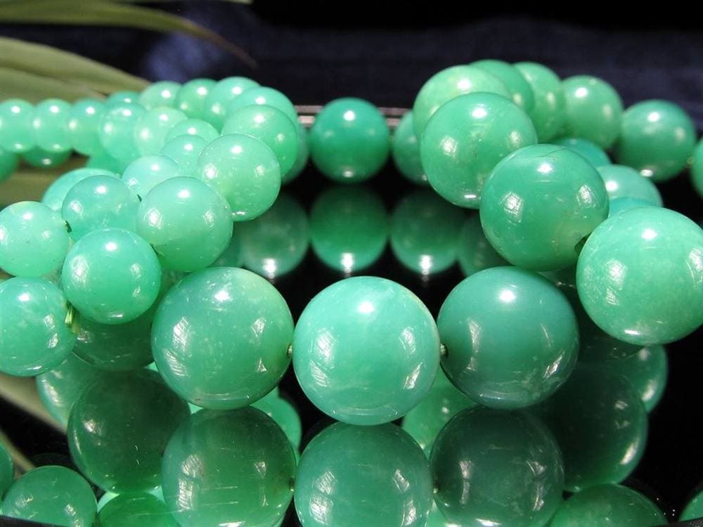 クリソプレーズ オーストラリアンジェイド ブレスレット カルセドニー 玉髄