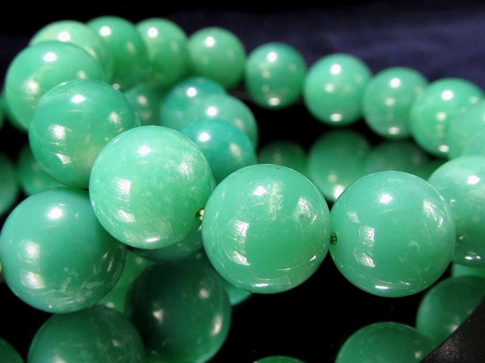 クリソプレーズ オーストラリアンジェイド ブレスレット カルセドニー 玉髄