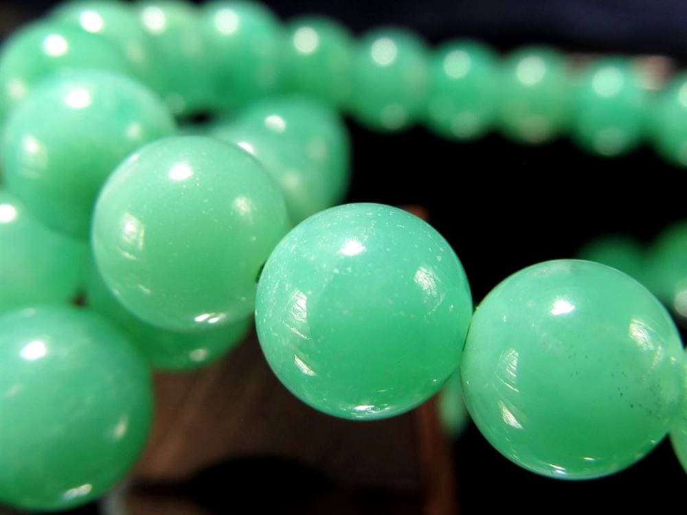 クリソプレーズ オーストラリアンジェイド ブレスレット カルセドニー 玉髄