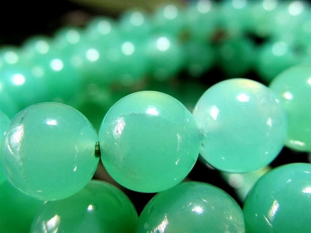 クリソプレーズ オーストラリアンジェイド ブレスレット カルセドニー 玉髄