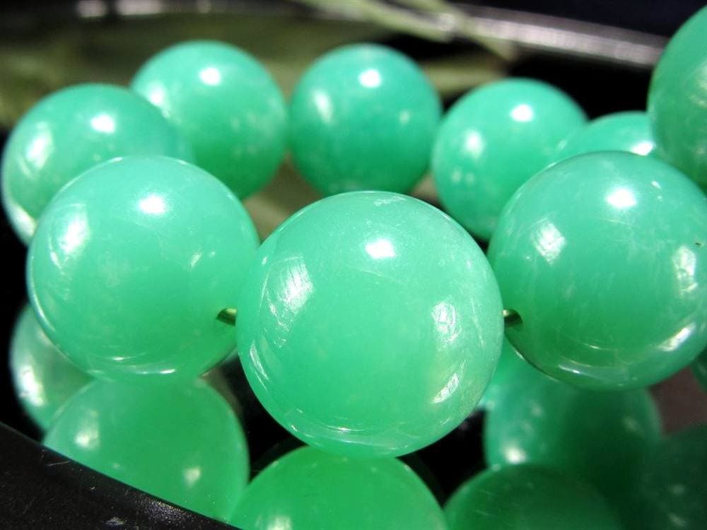 クリソプレーズ オーストラリアンジェイド ブレスレット カルセドニー 玉髄