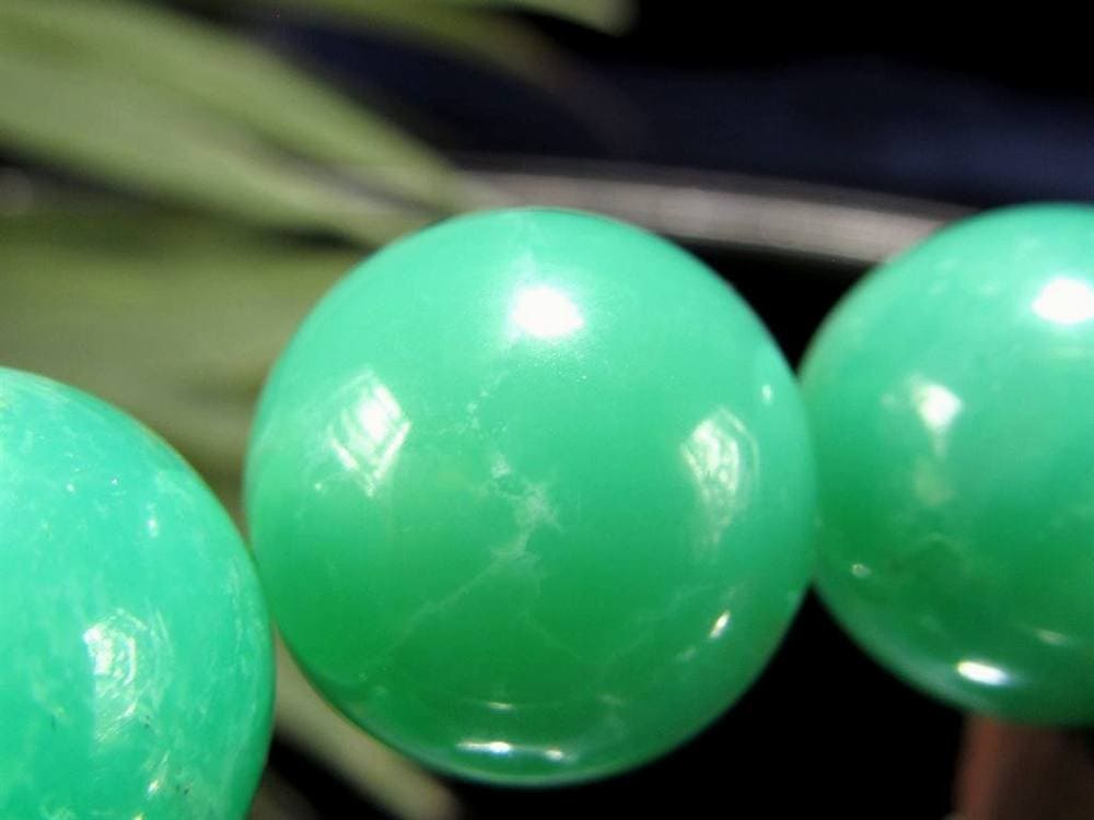 クリソプレーズ オーストラリアンジェイド ブレスレット カルセドニー 玉髄