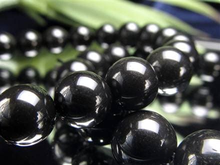 十勝石 オブシディアン ブレスレット 黒曜石 北海道