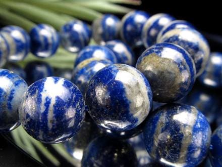 ラピスラズリ ブレスレット 誕生石 青金石 パワーストーン 蛍光ラピスラズリ