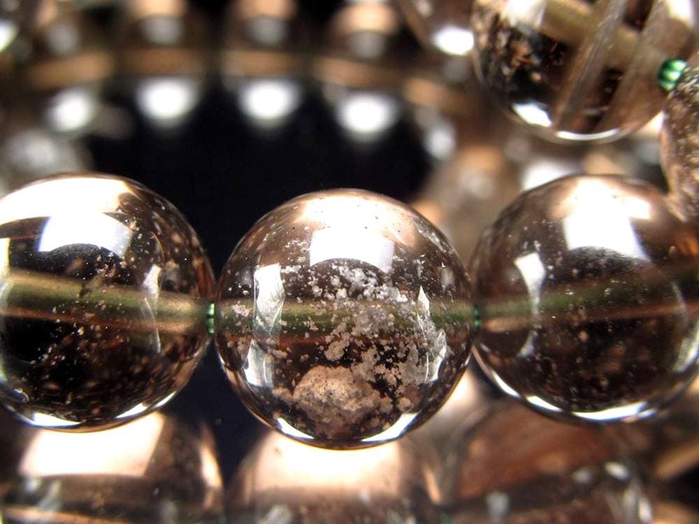 オブシディアン 黒曜石 ブレスレット サフォーダイト チンターマニストーン