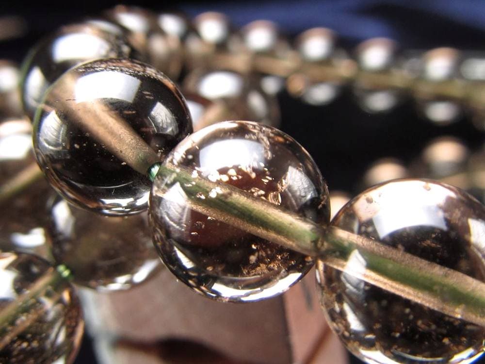 オブシディアン 黒曜石 ブレスレット サフォーダイト チンターマニストーン