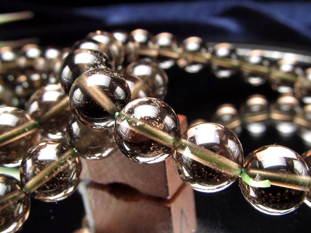 オブシディアン 黒曜石 ブレスレット サフォーダイト チンターマニストーン