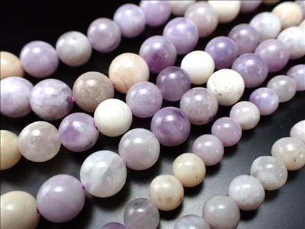 ビーズ連 モラドオパール パープルオパール ティファニーストーン フローライト