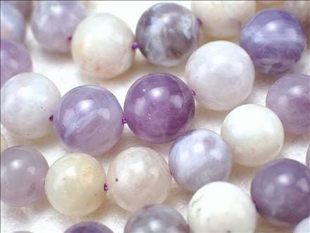 ビーズ連 モラドオパール パープルオパール ティファニーストーン フローライト