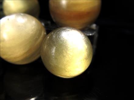 キャッツアイ 天然金雲母 天然ゴールデンマイカ フロゴパイト 丸玉