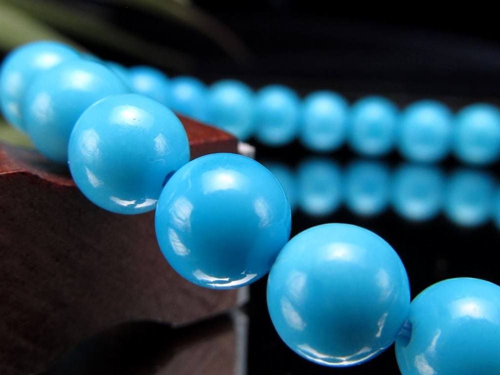 ターコイズ トルコ石 スリーピングビューティー ブレスレット 12月の誕生石