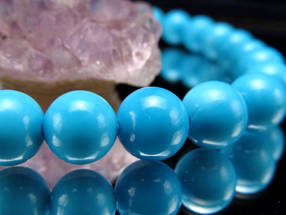 ターコイズ トルコ石 スリーピングビューティー ブレスレット 12月の誕生石