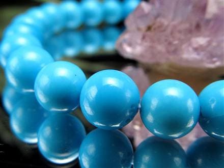 ターコイズ トルコ石 スリーピングビューティー ブレスレット 12月の誕生石