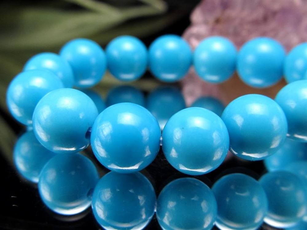 ターコイズ トルコ石 スリーピングビューティー ブレスレット 12月の誕生石