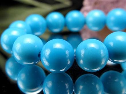 ターコイズ トルコ石 スリーピングビューティー ブレスレット 12月の誕生石