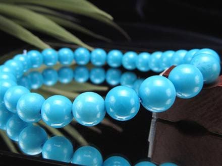 ターコイズ トルコ石 スリーピングビューティー ブレスレット 12月の誕生石