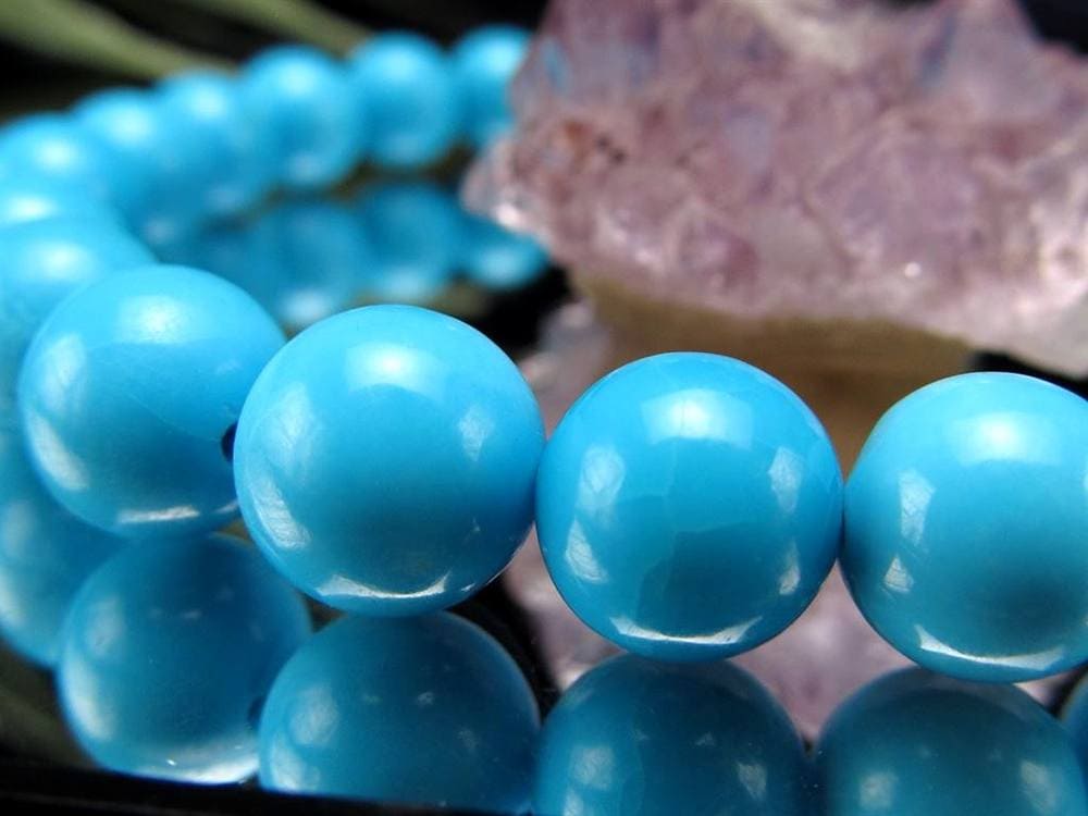 ターコイズ トルコ石 スリーピングビューティー ブレスレット 12月の誕生石