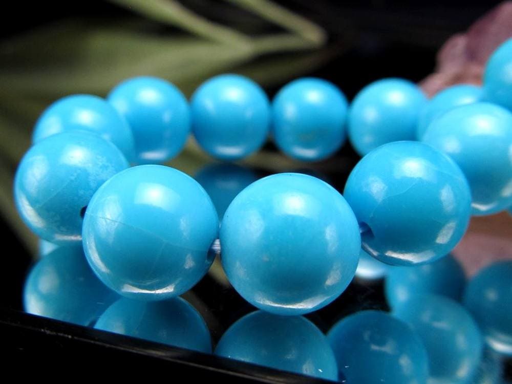 ターコイズ トルコ石 スリーピングビューティー ブレスレット 12月の誕生石