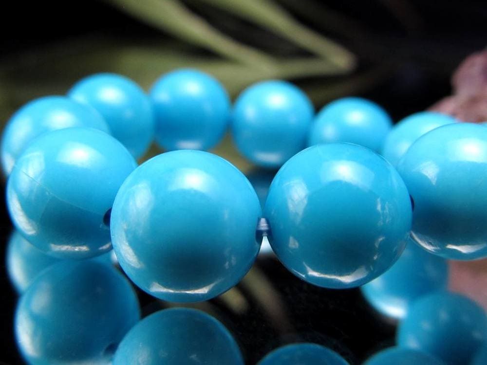 ターコイズ トルコ石 スリーピングビューティー ブレスレット 12月の誕生石