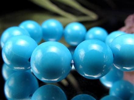 ターコイズ トルコ石 スリーピングビューティー ブレスレット 12月の誕生石