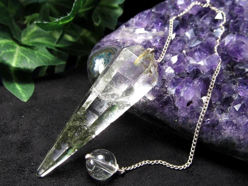 ガネーシュヒマール 水晶 ペンデュラム ファセットカット ポイント