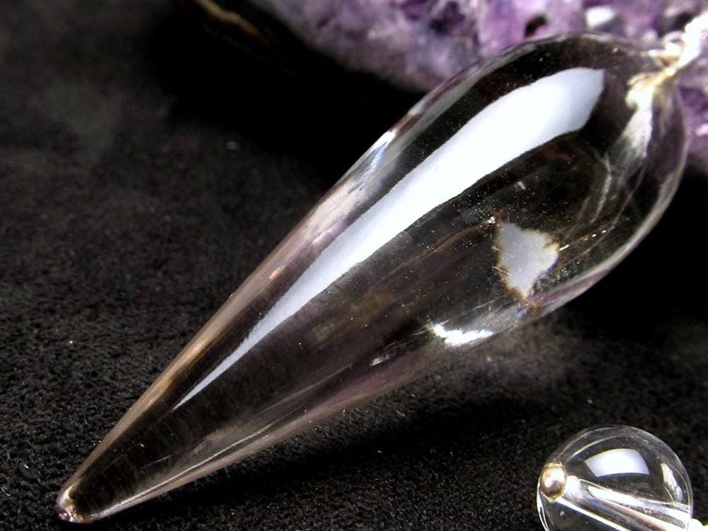 ガネーシュヒマール 水晶 ペンデュラム ティアドロップ ポイント