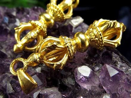 ヴァジュラ 金剛杵 18金 ペンダントトップ アクセサリー