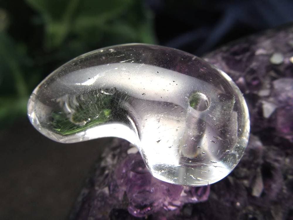 ガネーシュヒマール ヒマラヤ 水晶 勾玉 ビーズ