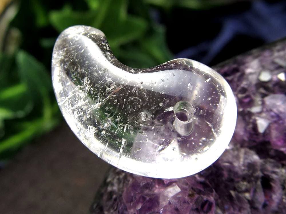 ガネーシュヒマール ヒマラヤ 水晶 勾玉 ビーズ
