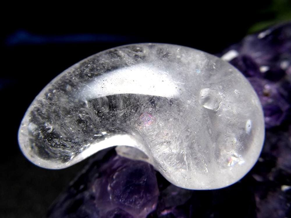 ガネーシュヒマール ヒマラヤ 水晶 勾玉 ビーズ