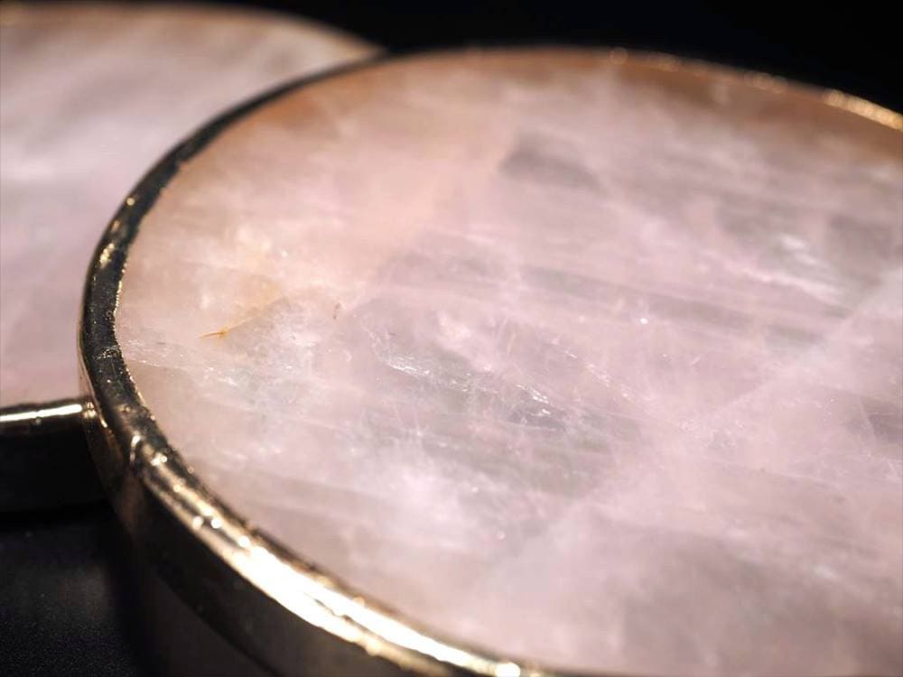 ローズクォーツ プレート コースター トレイ 紅石英