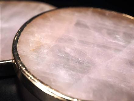 ローズクォーツ プレート コースター トレイ 紅石英